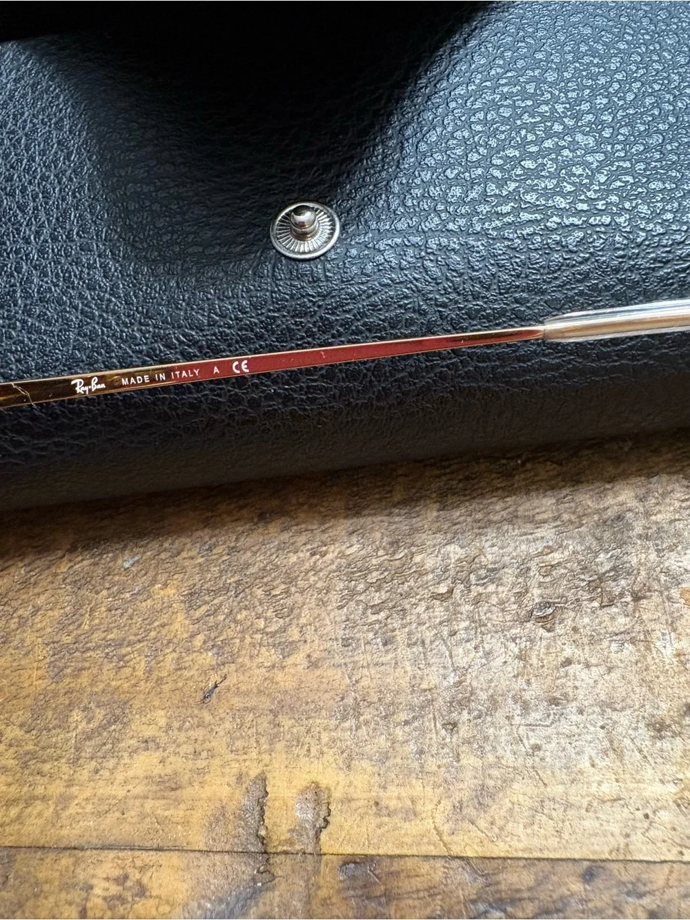 Ray-Ban Gold Octogon Frame Sunglasses